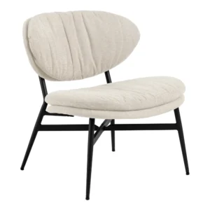 Actona Designové křeslo Burma lounge béžové/černé