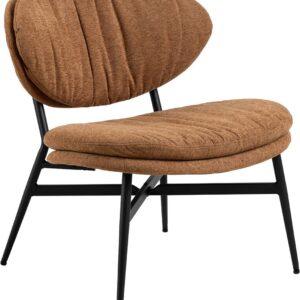 Actona Designové křeslo Burma lounge terakota/černé