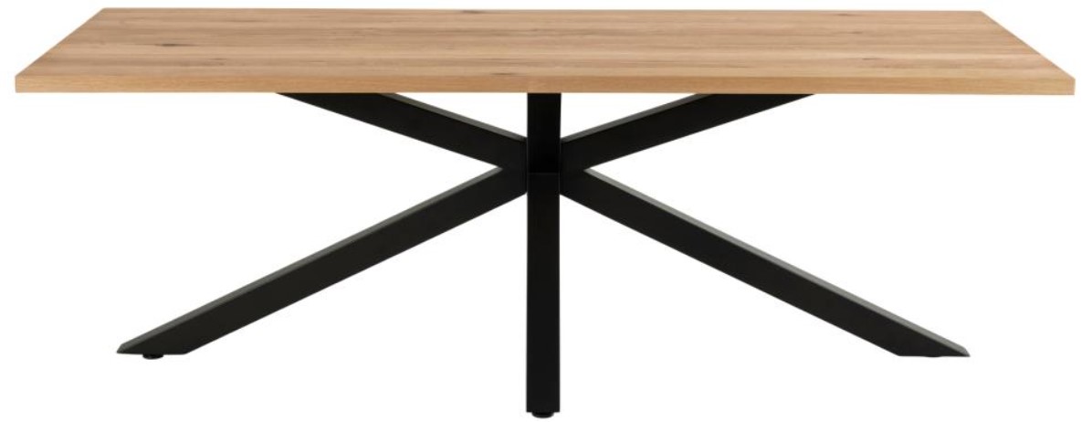 Actona Jídelní stůl Heaven II 220 cm divoký dub/černý - Obrázek 2