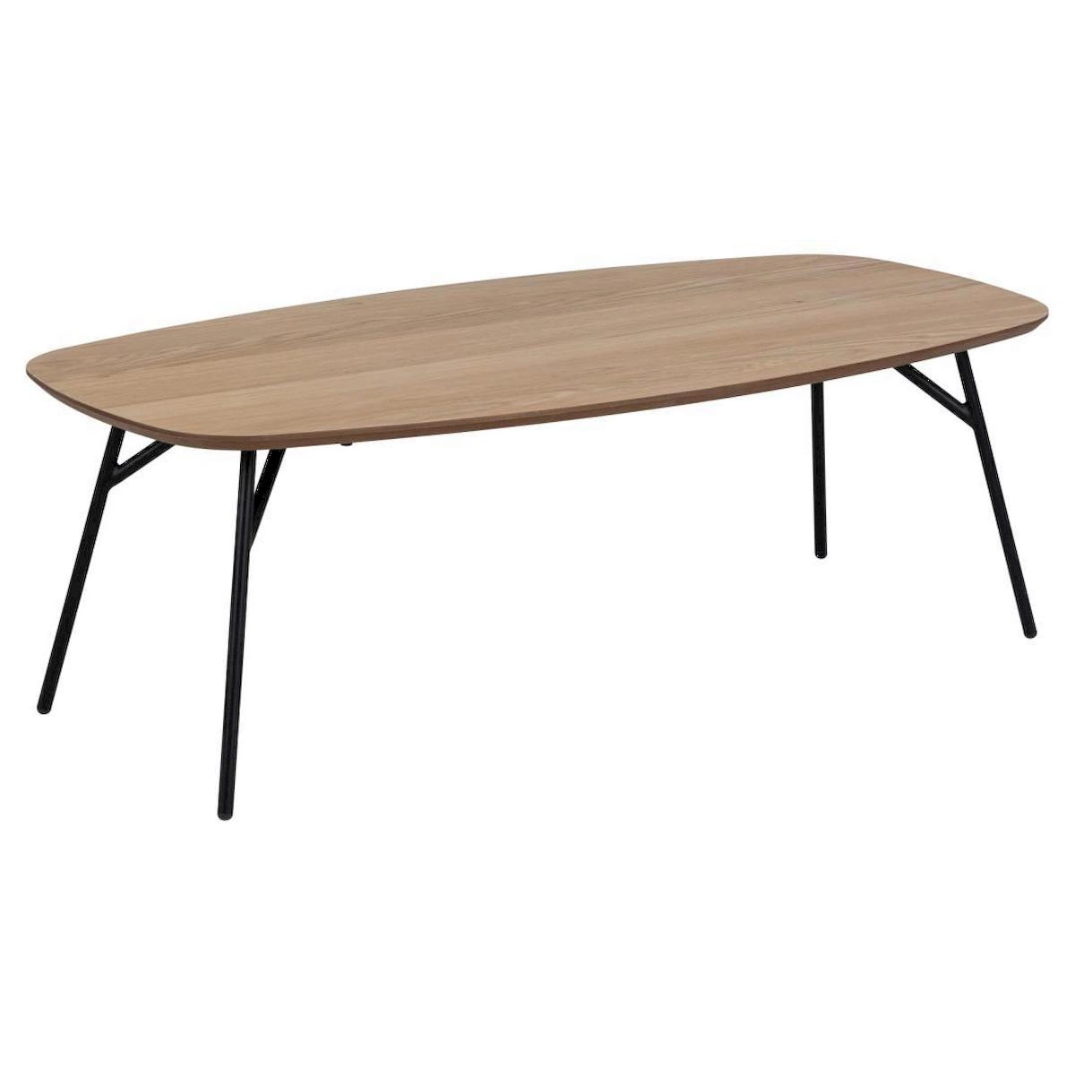 Actona Konferenční stolek Caracas 120 cm dub olejovaný/černý