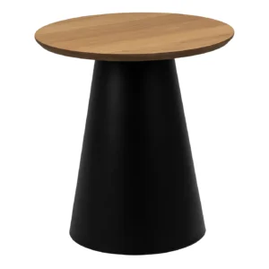 Actona Odkládací stolek Soli 45 cm černý/dub přírodní