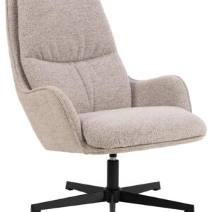 Actona Otočné křeslo Bosley lounge béžové/černé