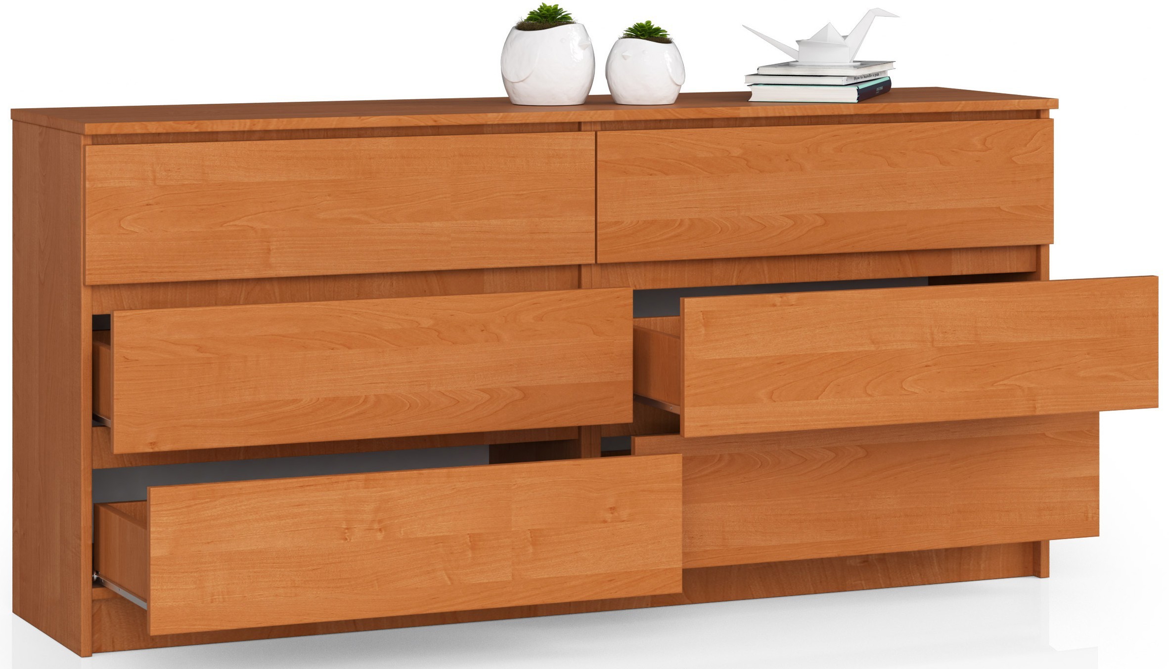 Ak furniture Komoda Rollo V 160 cm olše - Obrázek 2