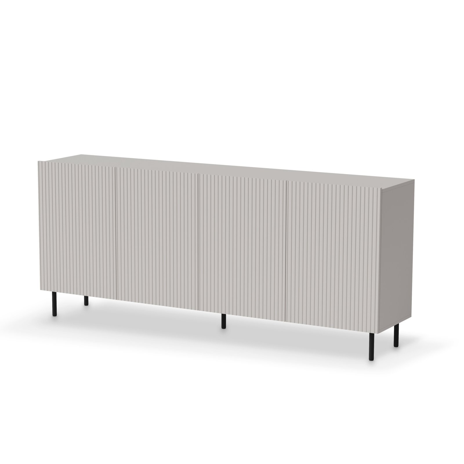 HALMAR Komoda Paxos 180 cm kašmír/černá