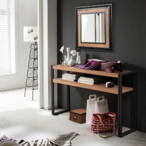 Hanah Home Konzolový stolek Dresua 140 cm borovice atlantic/antracit