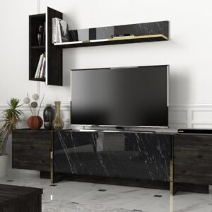 Hanah Home Obývací stěna Veyron černá