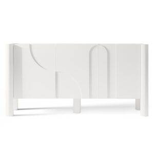 Hector Designová komoda Lunaria 160 cm bílá