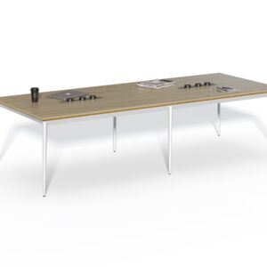 Jednací stůl Houseland Profit Meet 02 se 6 zásuvkami 300 cm dub přírodní
