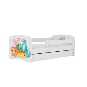 Kocot kids Dětská postel Babydreams dinosauři bílá