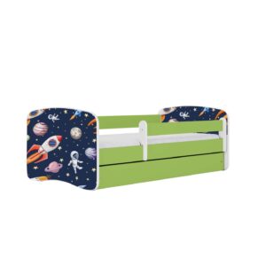 Kocot kids Dětská postel Babydreams vesmír zelená