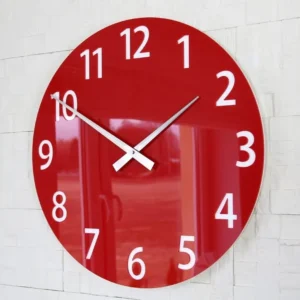 ModernClock Nástěnné hodiny Amadeus červené