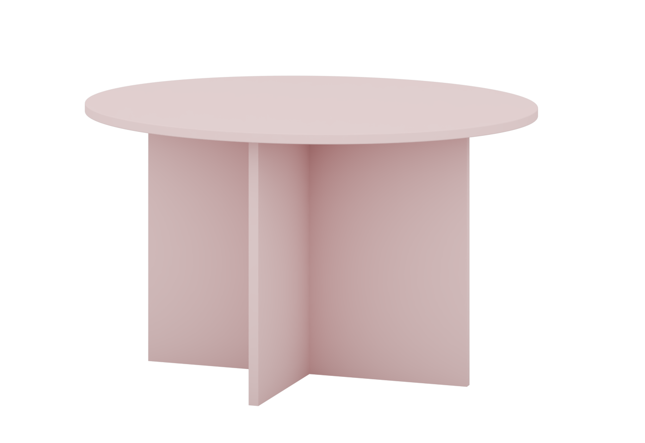 Szynaka Konferenční stolek Phoebe 01 84 cm růžový