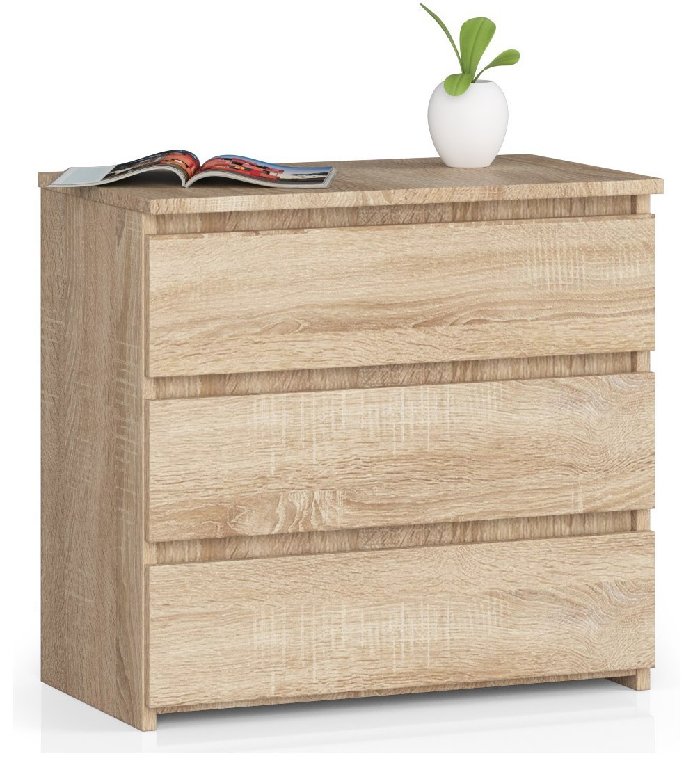 Ak furniture Komoda CL3 60 cm dub sonoma