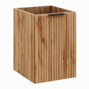 Comad Závěsná koupelnová skříňka s košem na prádlo Casad 40 cm dub wotan