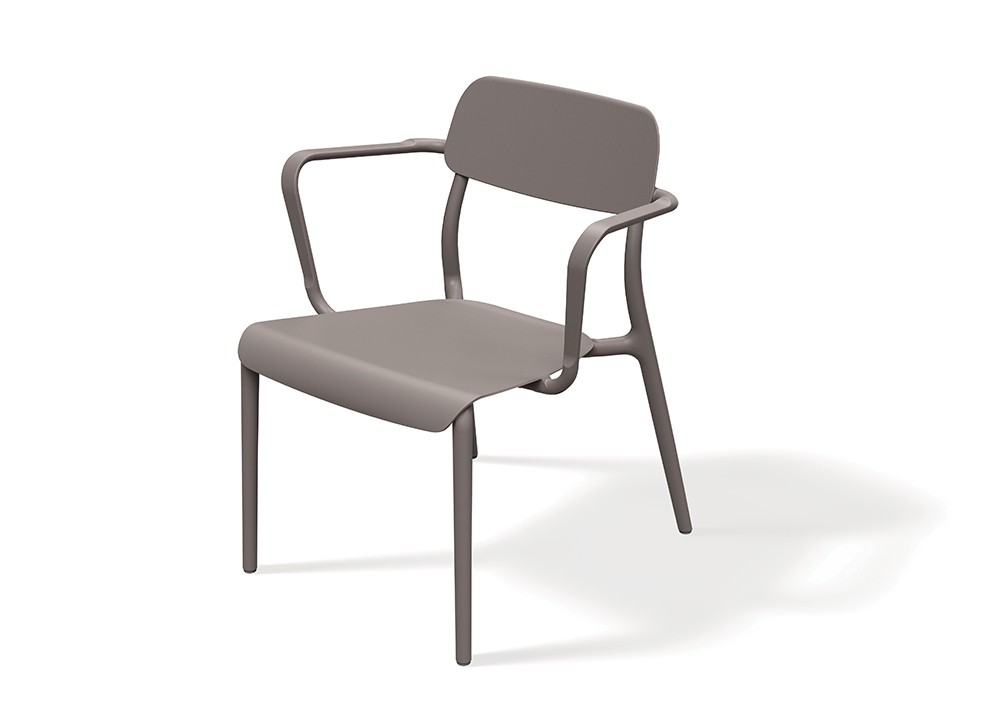 Prosperplast Zahradní křeslo Rimos 62 cm zemitě hnědé