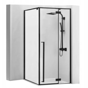 REA Sprchový kout Fargo 90x90 Black Mat