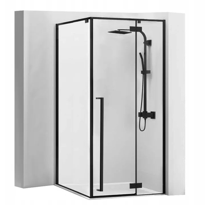 REA Sprchový kout Fargo 90x90 Black Mat
