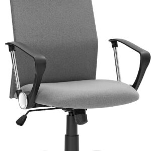 SONGMICS Kancelářská židle Swivels šedá