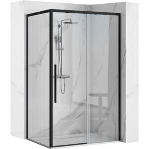Sprchový kout Rea SOLAR 90x90 cm černý mat