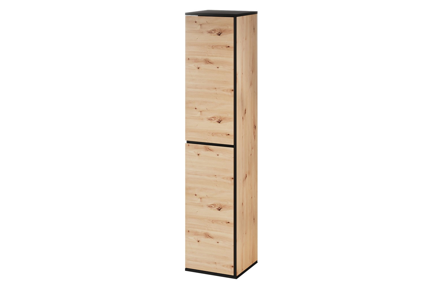 Szynaka Vysoká koupelnová skříňka Mossa 69 35 cm pravá dub Artisan/černá