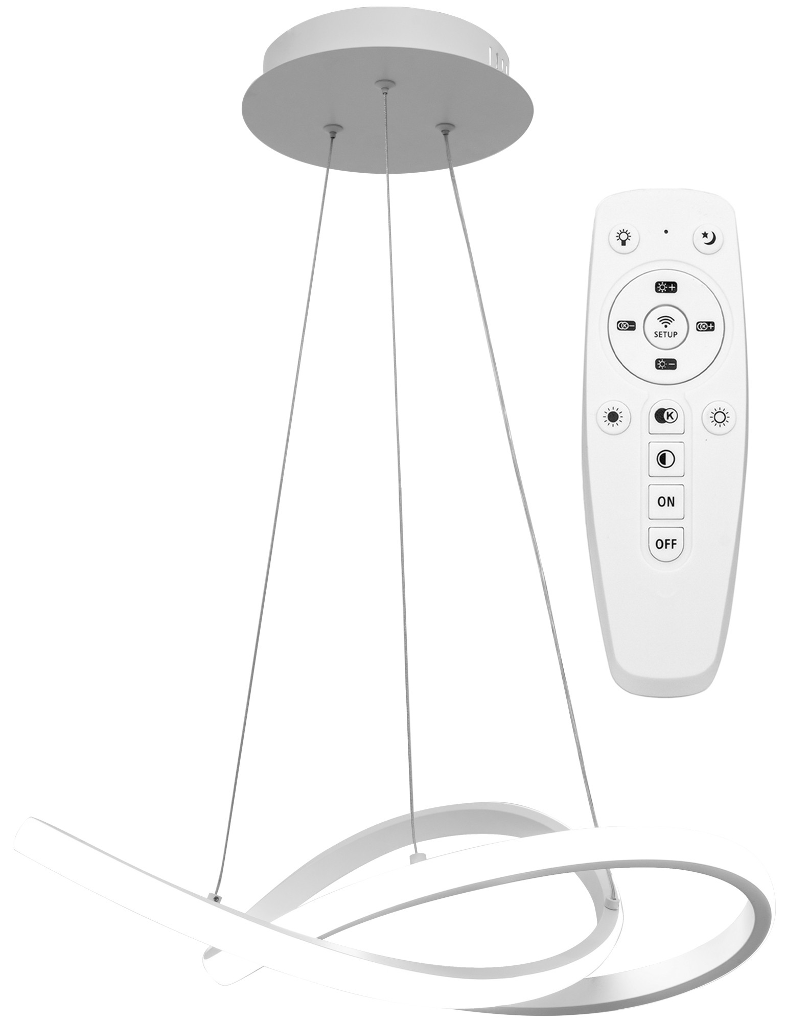 TooLight Stropní svítidlo Ring LED bílé - Obrázek 2