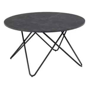 Actona Konferenční stolek Wyre 80 cm černý mramor