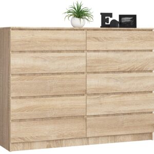 Ak furniture Komoda Rollo K 160 cm dub sonoma