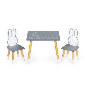 Dětský stůl s židlemi Ecotoys dřevěný