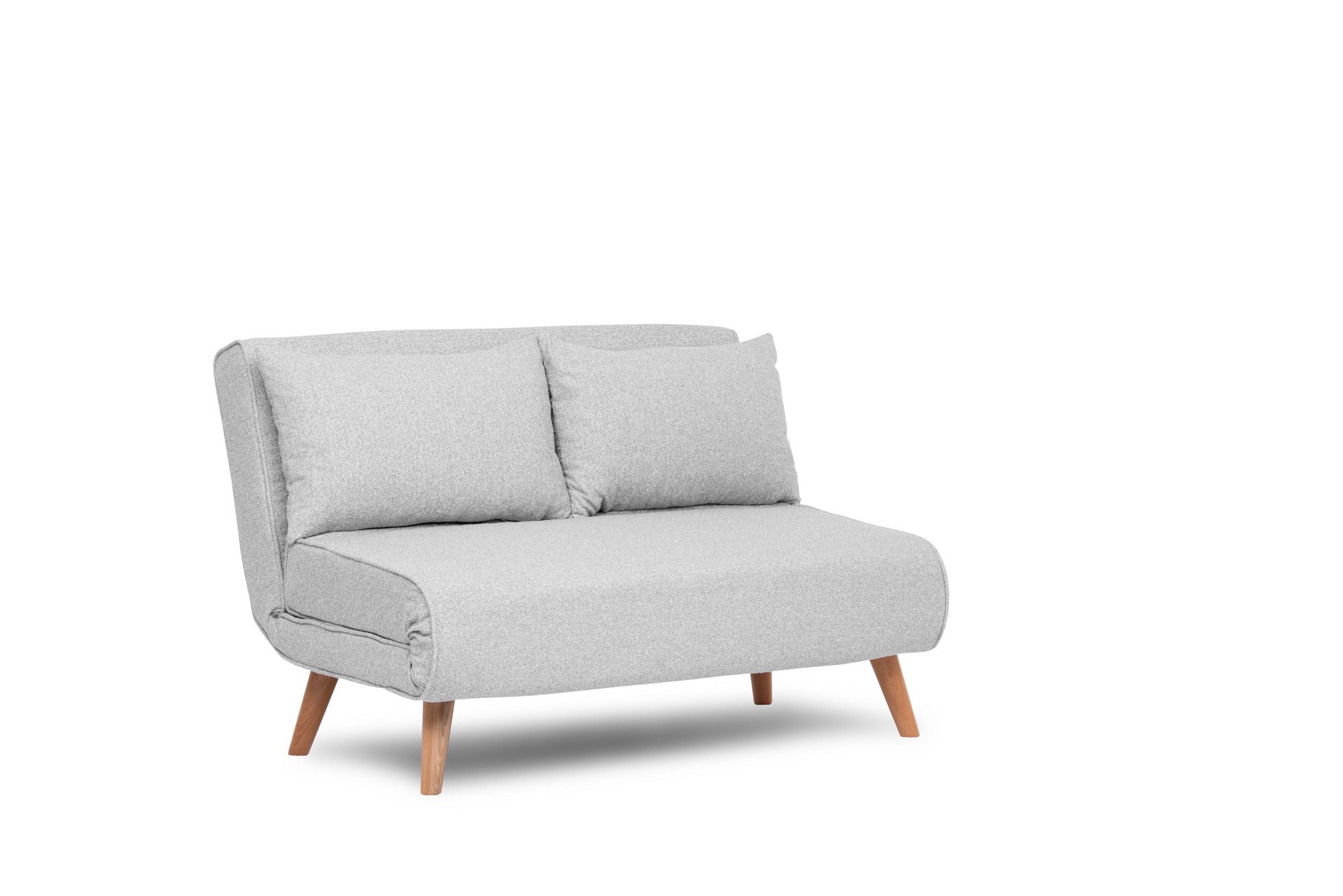 Hanah Home Dvoumístná rozkládací pohovka Seater Folde šedá II