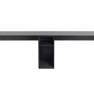 Kalune Design Kancelářská sestava pro 2 osoby TWIN antracitová