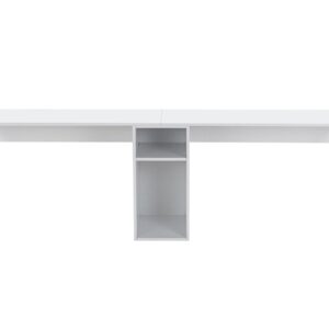 Kalune Design Kancelářská sestava pro 2 osoby TWIN bílá/zlatá