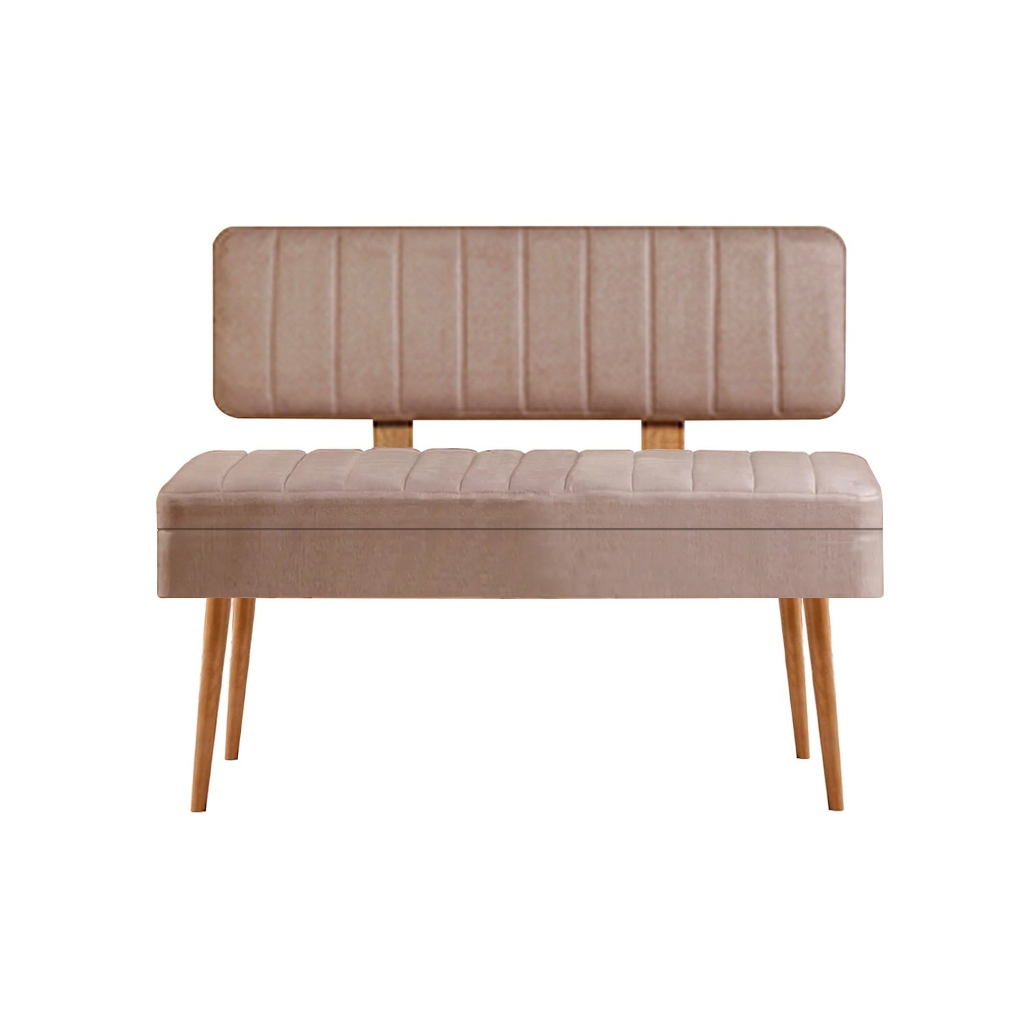 Kalune Design Lavice VINA II s úložným prostorem 110 cm borovice atlantic/béžová
