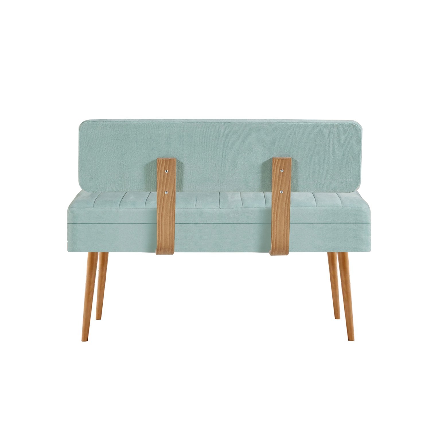 Kalune Design Lavice VINA II s úložným prostorem 110 cm borovice atlantic/pistáciově zelená - Obrázek 2