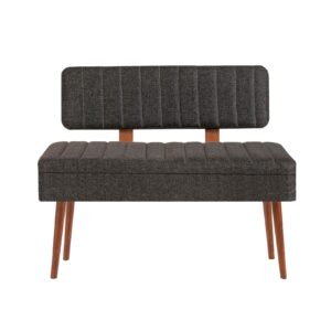 Kalune Design Lavice VINA II s úložným prostorem 110 cm ořech/antracitová