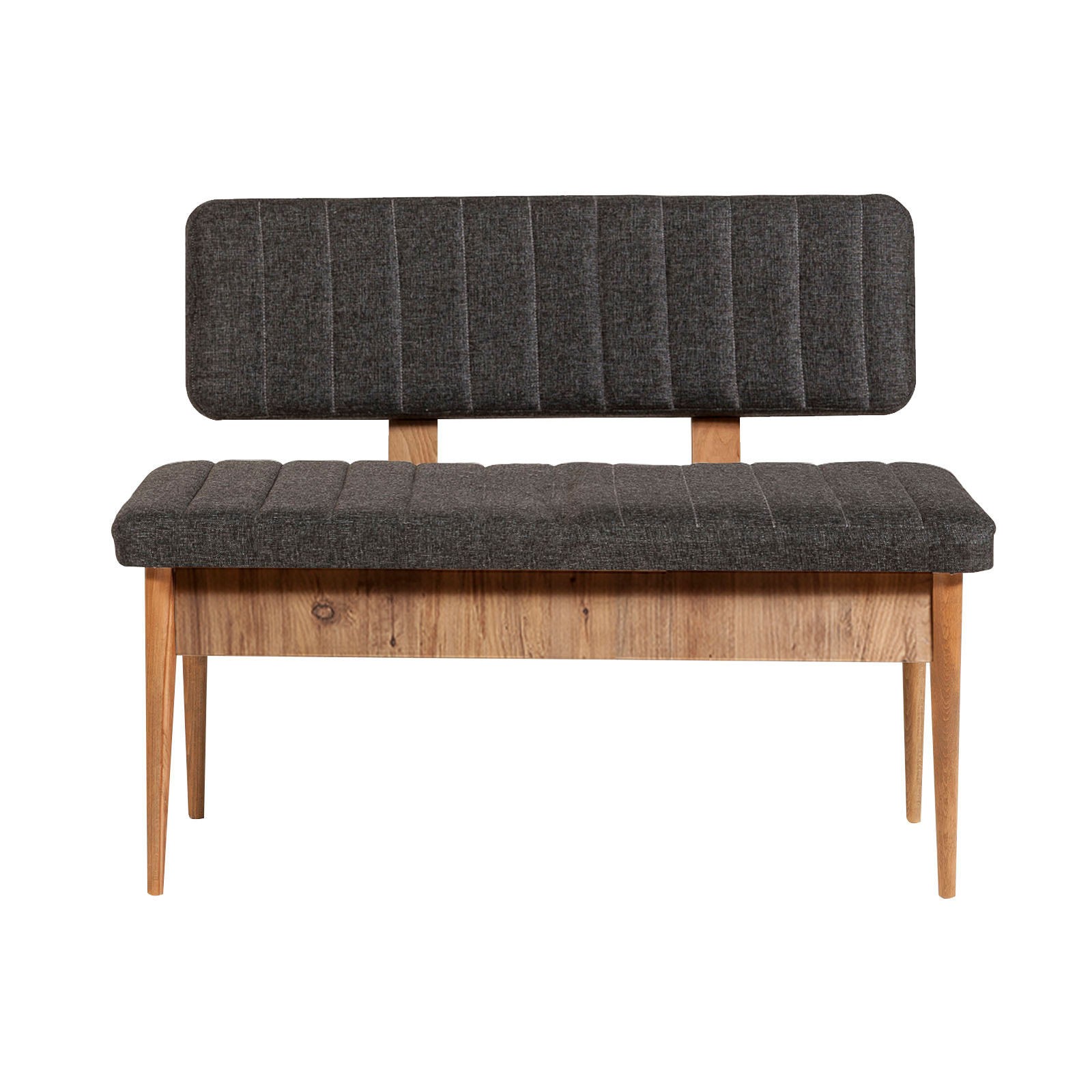 Kalune Design Lavice VINA s úložným prostorem 110 cm borovice atlantic/antracitová