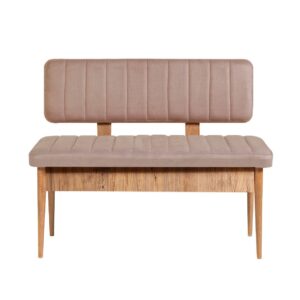 Kalune Design Lavice VINA s úložným prostorem 110 cm borovice atlantic/béžová