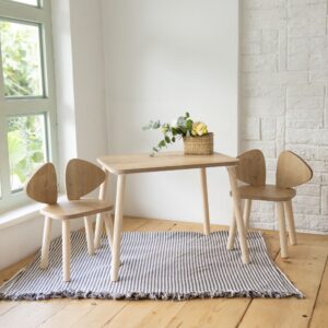 Kalune Design Sada dětského nábytku Mickey hnědá