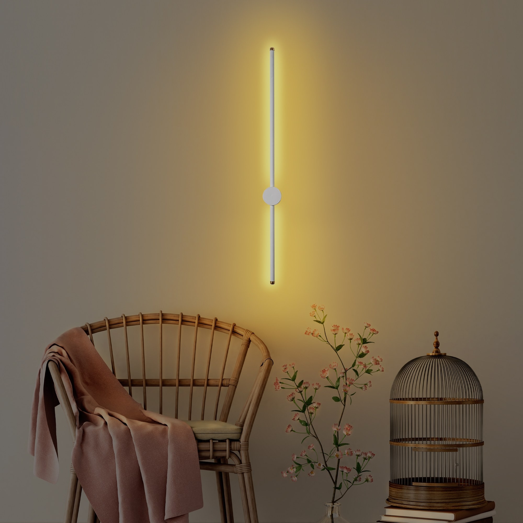 Opviq Nástěnné LED svítidlo Sword II bílé - Obrázek 2