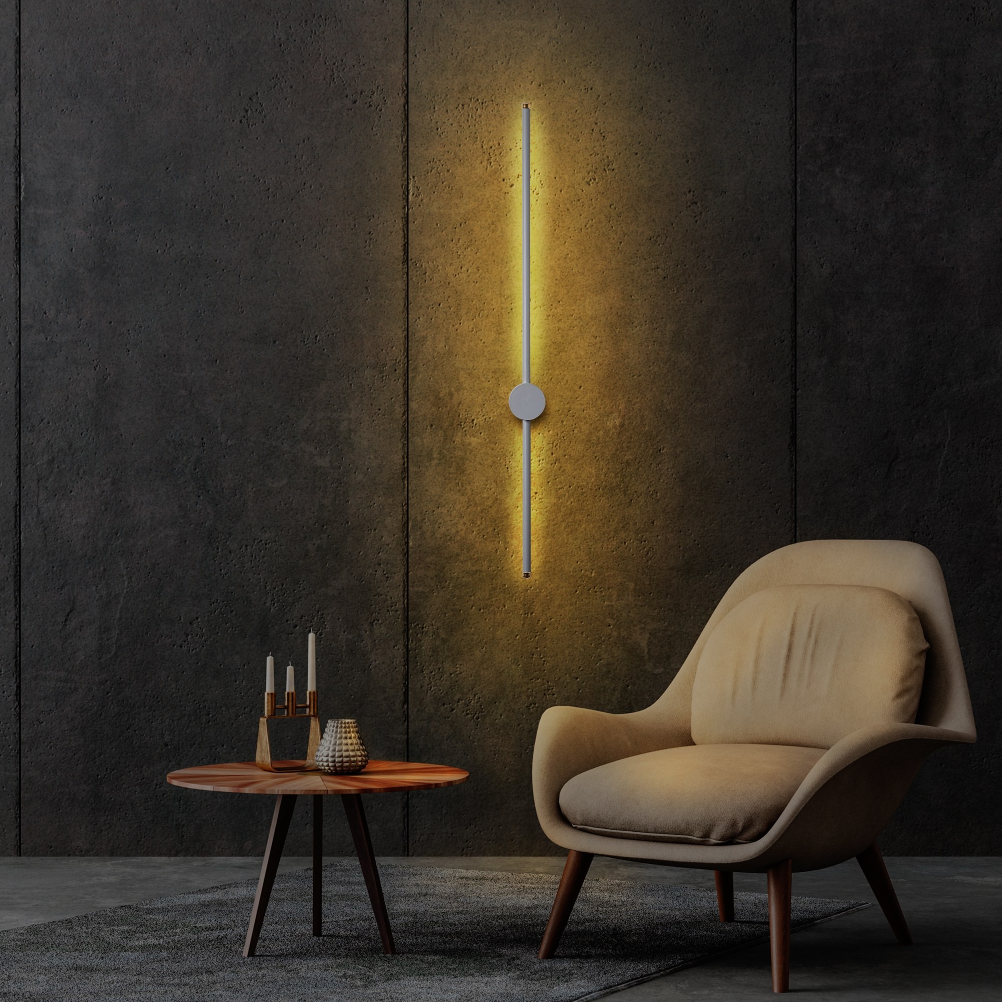 Opviq Nástěnné LED svítidlo Sword II šedé - Obrázek 2