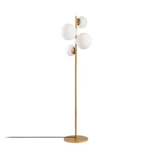 Opviq Stojací lampa Fazli zlatá