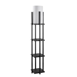 Opviq Stojací lampa Nora VI černá mat