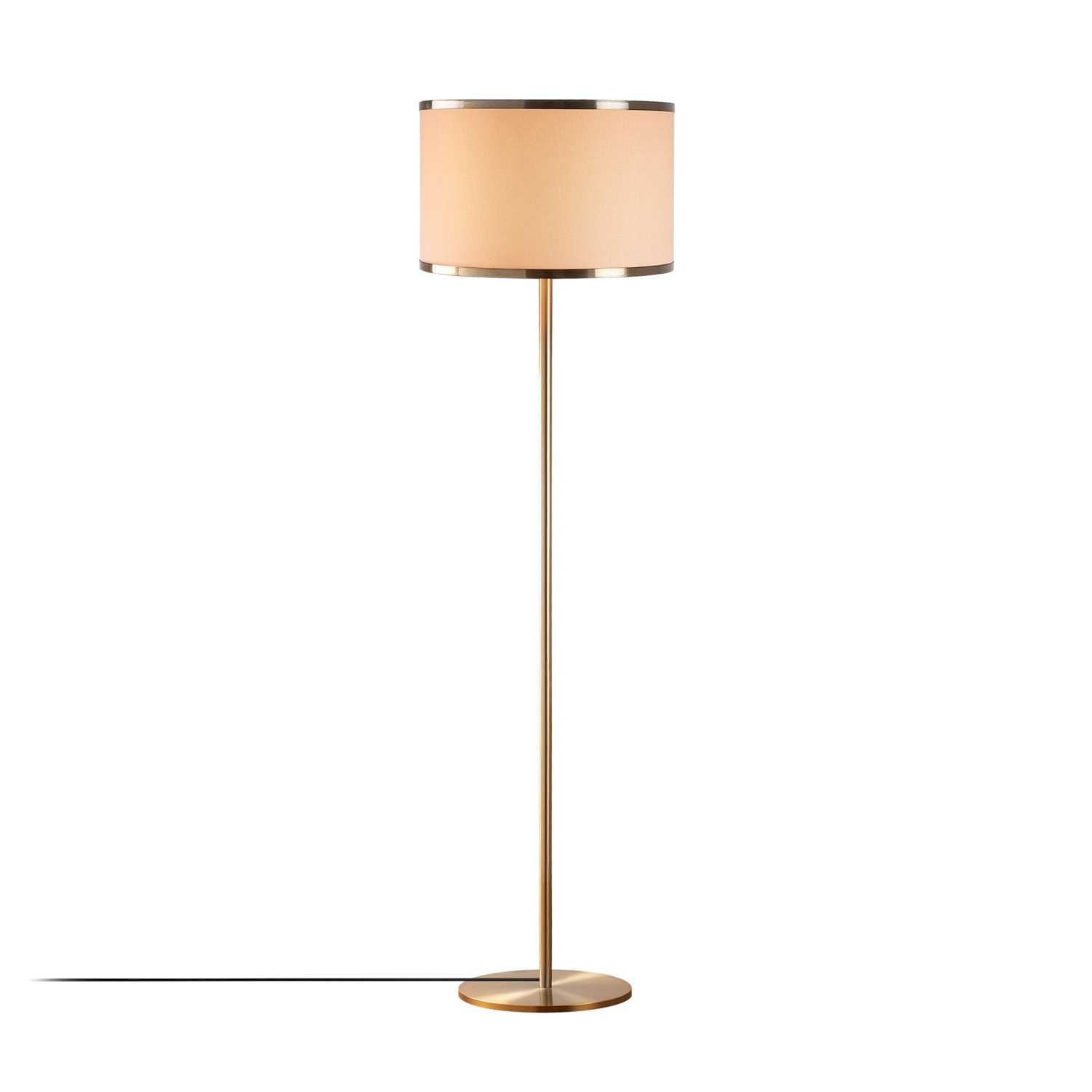 Opviq Stojací lampa Way vintage zlatá/béžová