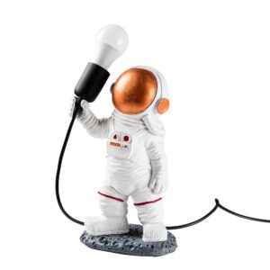 Opviq Stolní lampa Astronaut bronzová/bílá