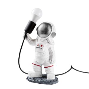 Opviq Stolní lampa Astronaut stříbrná/bílá