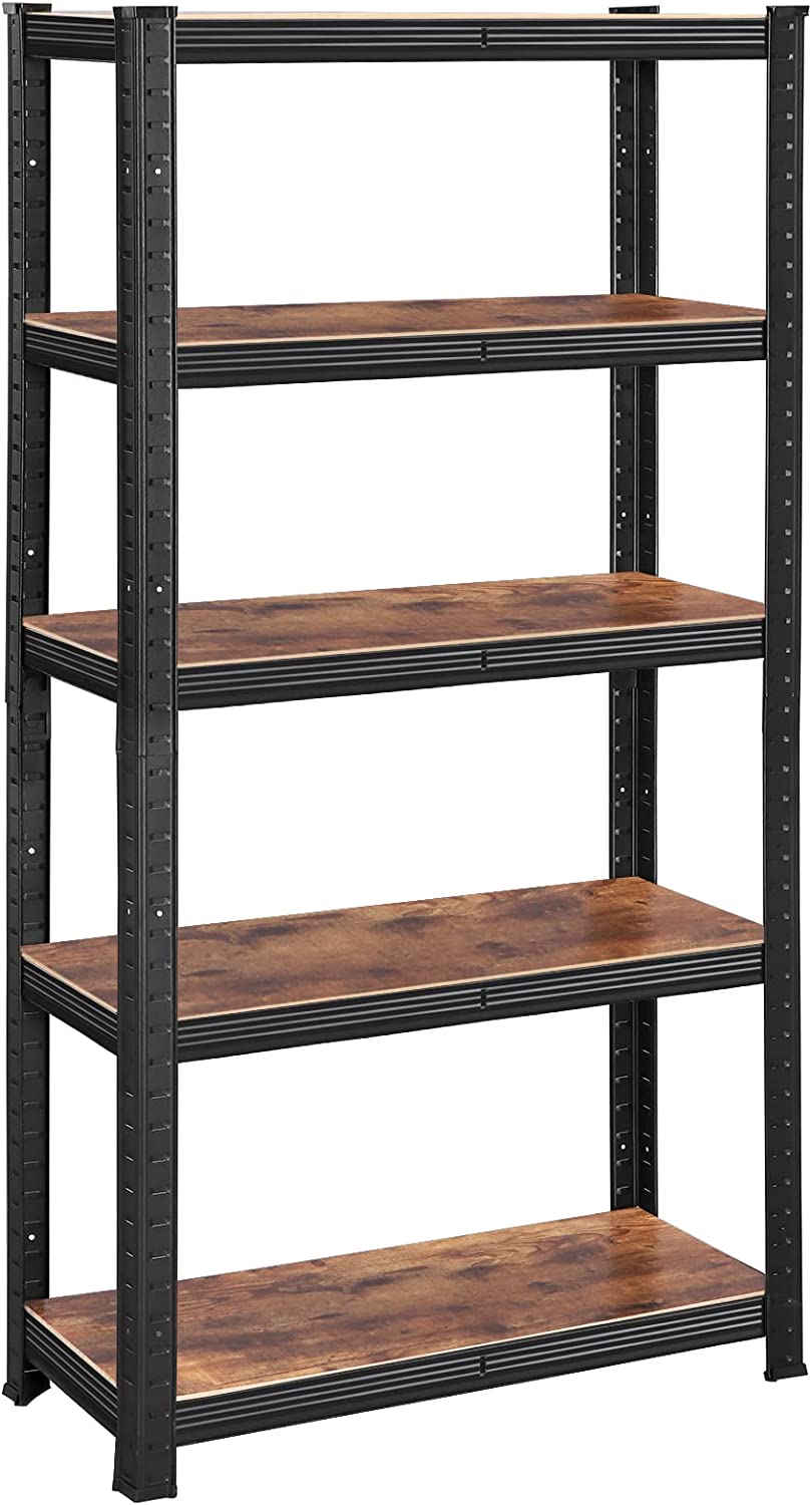 SONGMICS Regál s vysokou nosností 75 x 150 x 30 cm černý - Obrázek 2