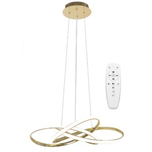 TooLight Stropní LED svítidlo Rings zlaté