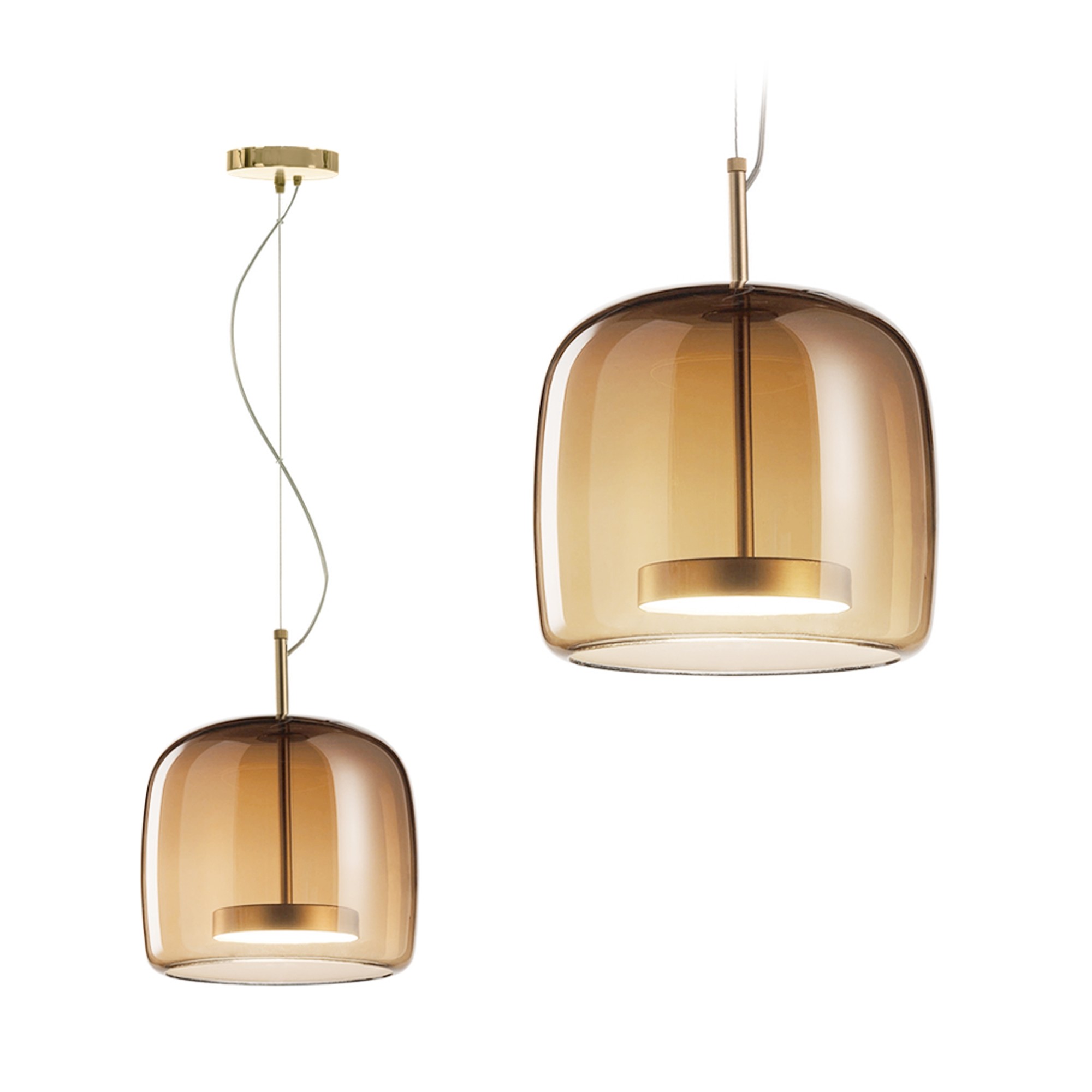 TooLight Stropní svítidlo Amber hnědé - Obrázek 2