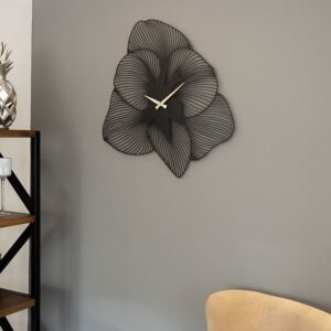 Wallity Nástěnné kovové hodiny Azalea APS039 49 černé