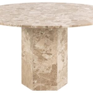 Actona Jídelní stůl Naxos 130 cm mramor Latte