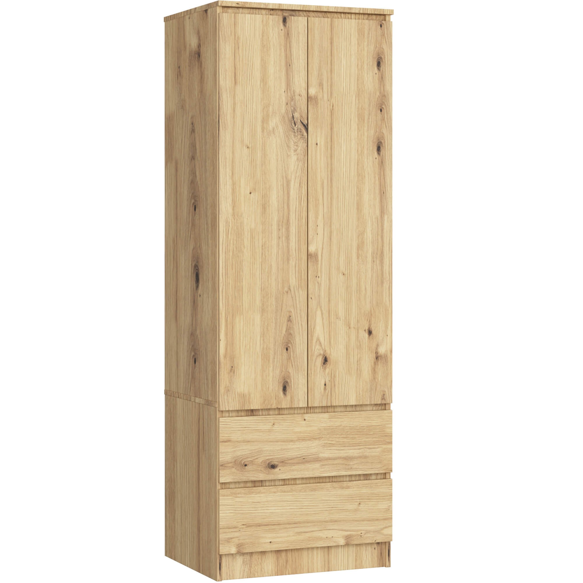 Ak furniture Šatní skříň STAR 60 cm dub artisan